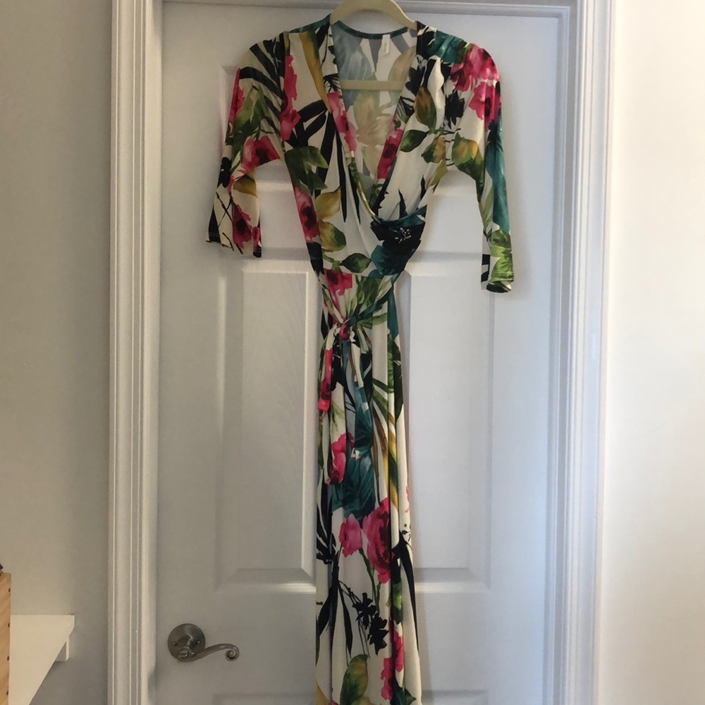 Floral maxi dress